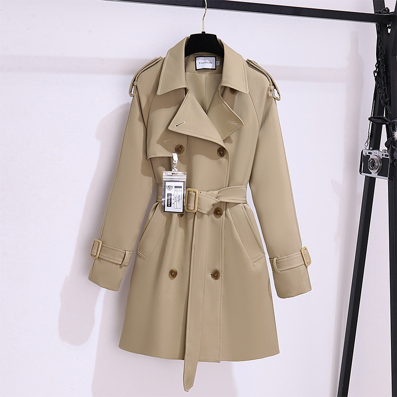 Korean Street Fashion Female - Autumn Women High Street Trench Coat