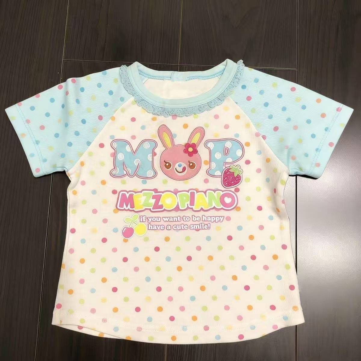 Vintage Kawaii Cute Short Slee - Street Fashion Girl ulasan dan harga