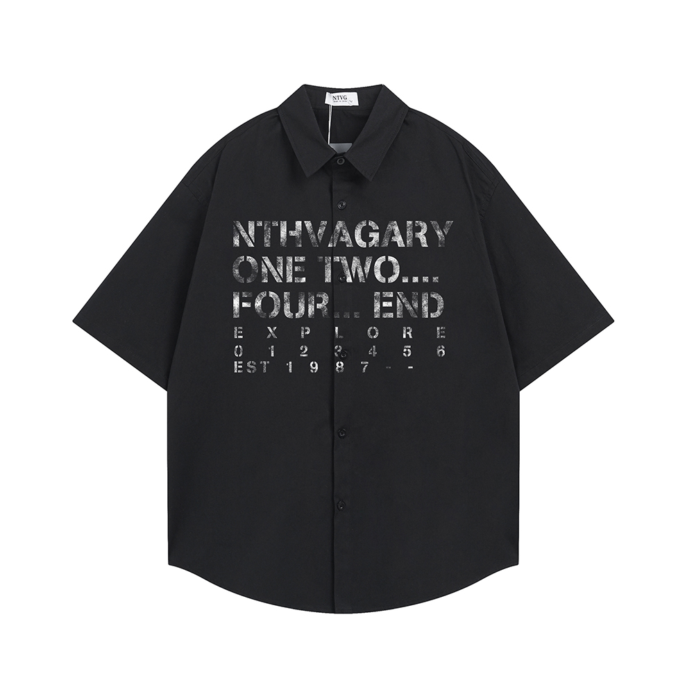 Fashion Letter Print Shirt Sho - Street Fashion Reviews ulasan dan harga