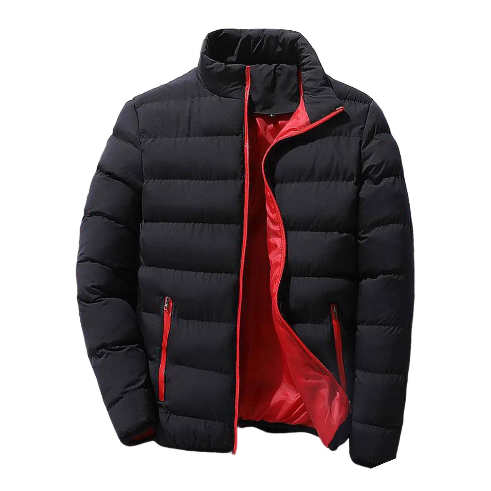 Men's Stand Up Collar Winter Z - Queen Street Fashion ulasan dan harga