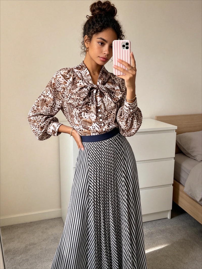 New Fashion Light Mature Leopa - Korean Street Fashion Female ulasan dan harga