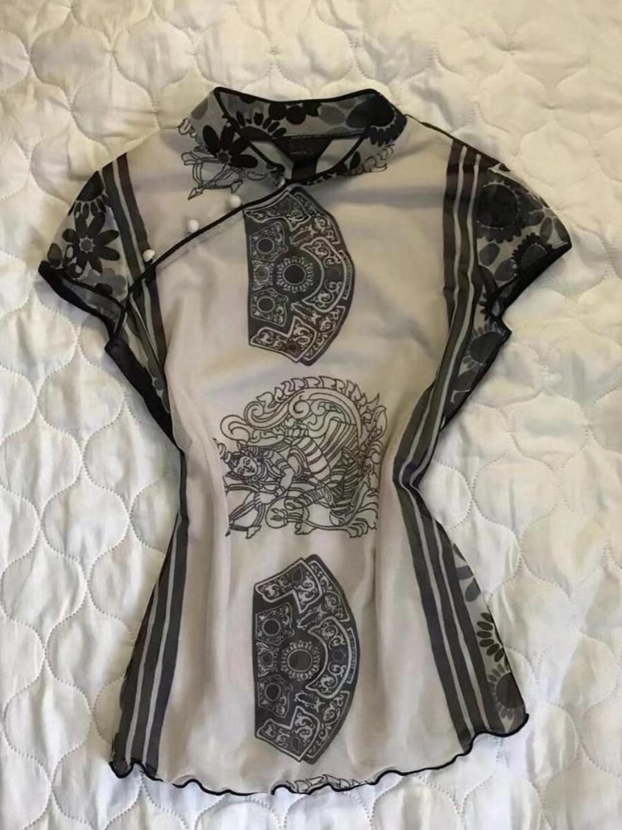 Elegant Slimming Improved  Pri - Street Fashion In Chinese ulasan dan harga