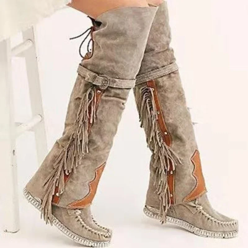Fashion Bohemia Knee-length Wo - Street Fashion Girl ulasan dan harga