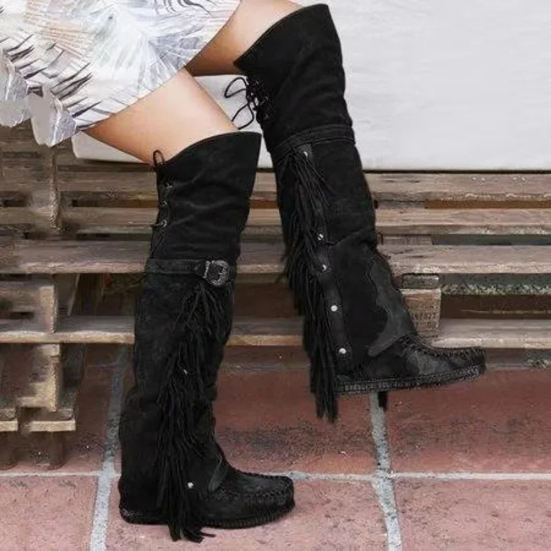 Fashion Bohemia Knee-length Wo - Street Fashion Girl ulasan dan harga