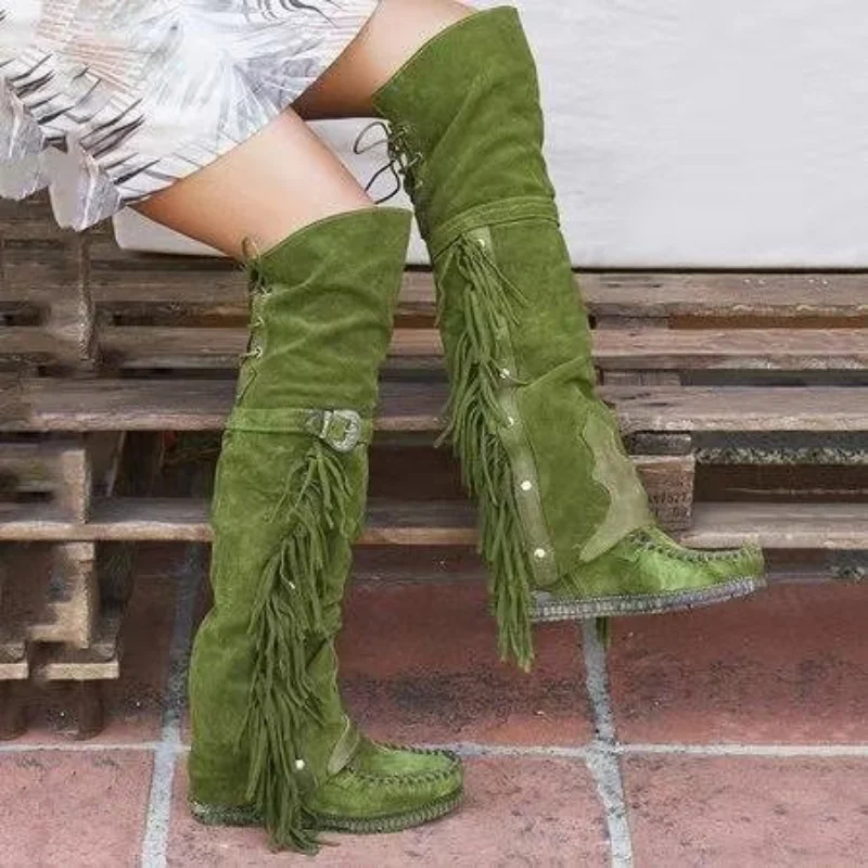 Fashion Bohemia Knee-length Wo - Street Fashion Girl ulasan dan harga