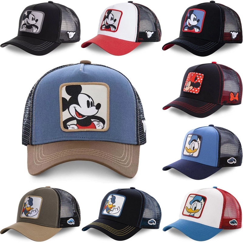 Kawaii Mickey Trucker Cap Mesh - Street Fashion Hats ulasan dan harga