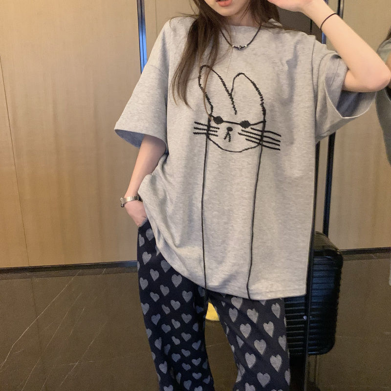 2023 Summer Fashion Minimalist - Longline Tee Oversized ulasan dan harga