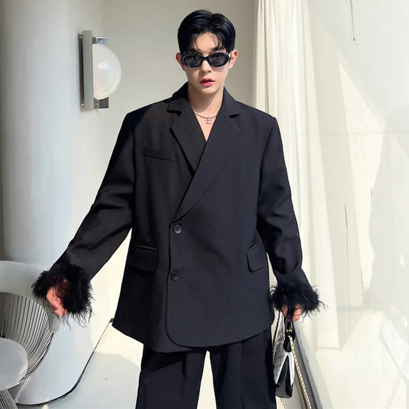 LUZHEN Men's Fashion Coat Feat - Street Fashion Reviews ulasan dan harga
