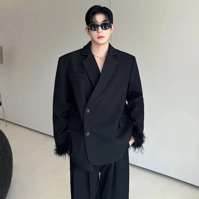LUZHEN Men's Fashion Coat Feat - Street Fashion Reviews ulasan dan harga