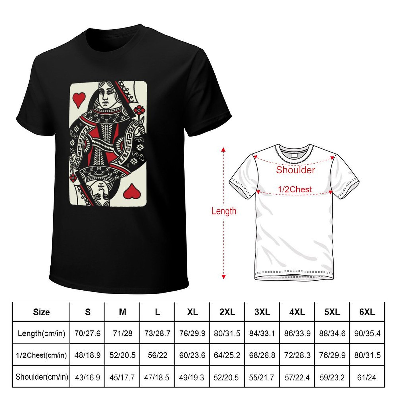 Queen of Hearts T-Shirt Street - Queen Street Fashion ulasan dan harga