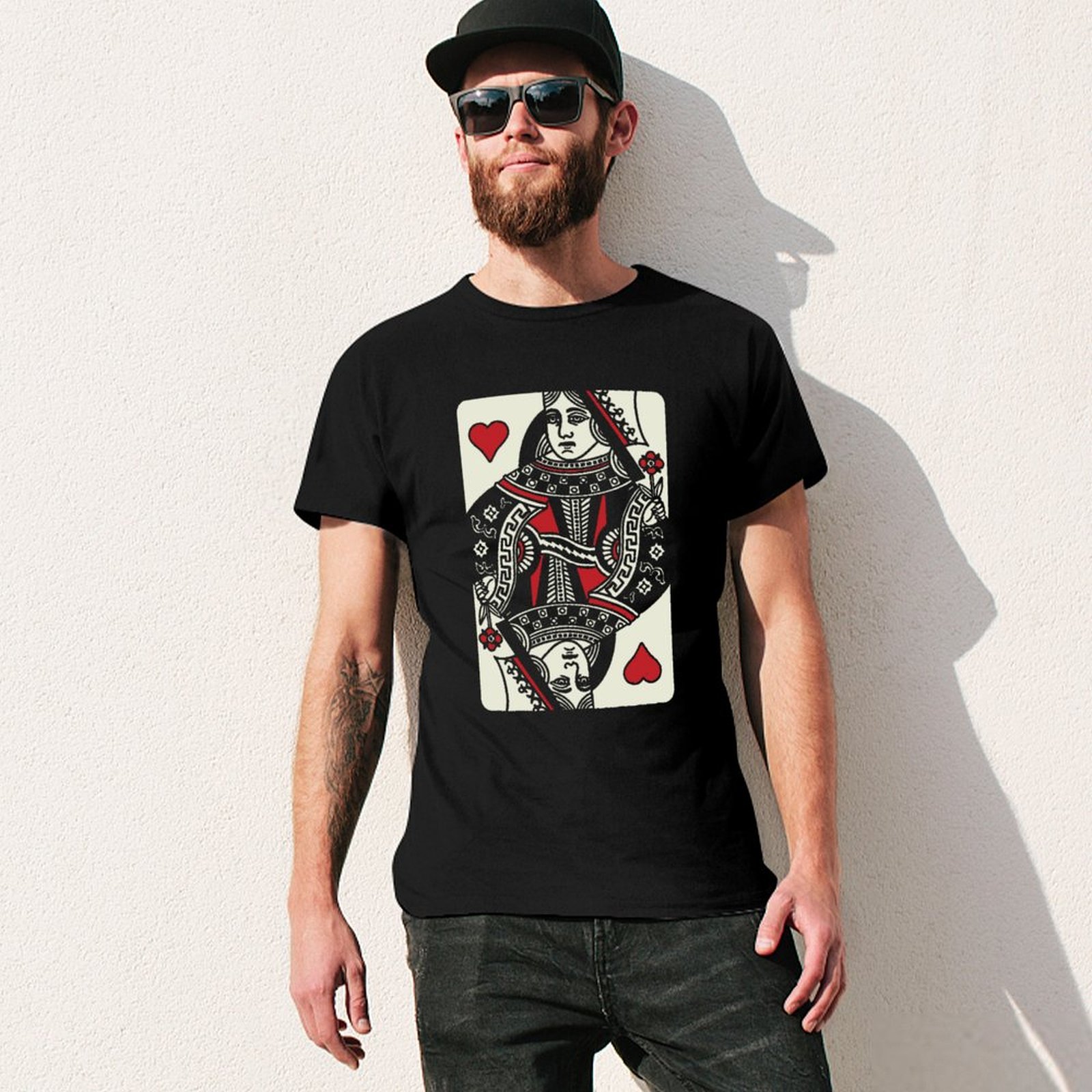 Queen of Hearts T-Shirt Street - Queen Street Fashion ulasan dan harga
