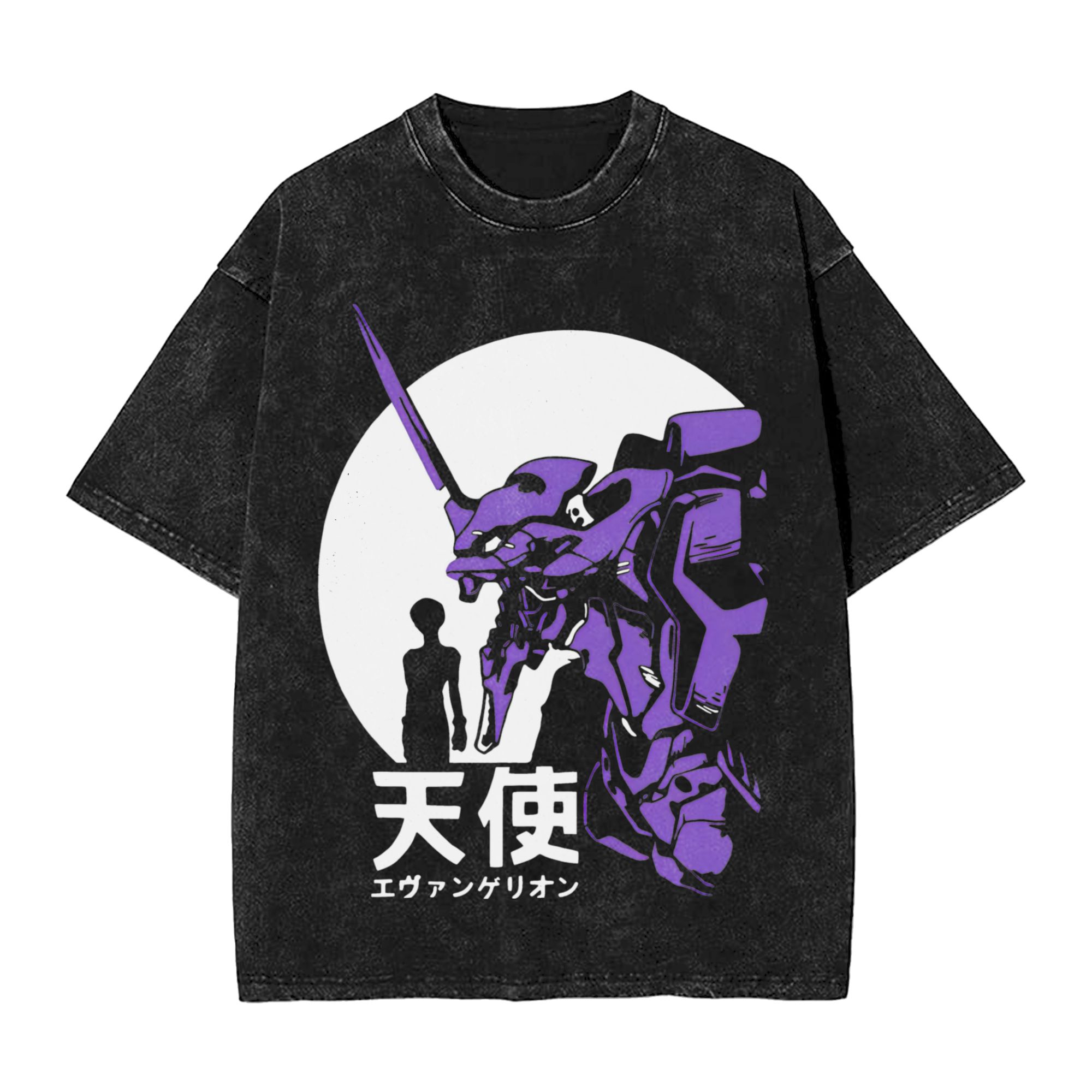 EVA Unit-01 Vintage Washed T-S - Street Fashion Magazine ulasan dan harga