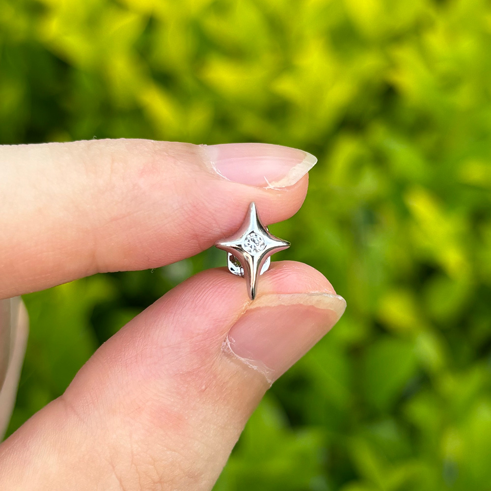 Fashionable Four-Pointed Star  - Street Fashion Hip Hop ulasan dan harga