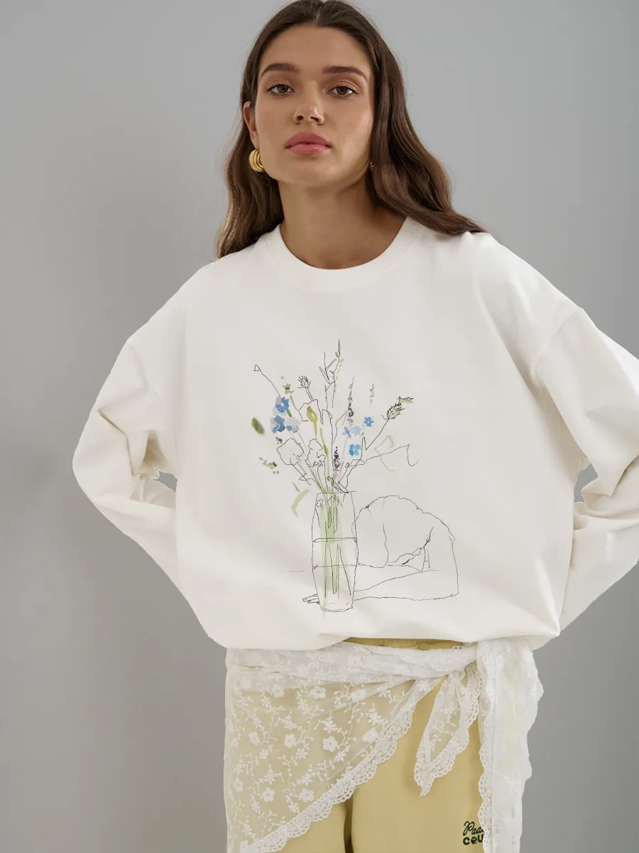 Autumn New Women Long Sleeve T - Longline Tee Oversized ulasan dan harga