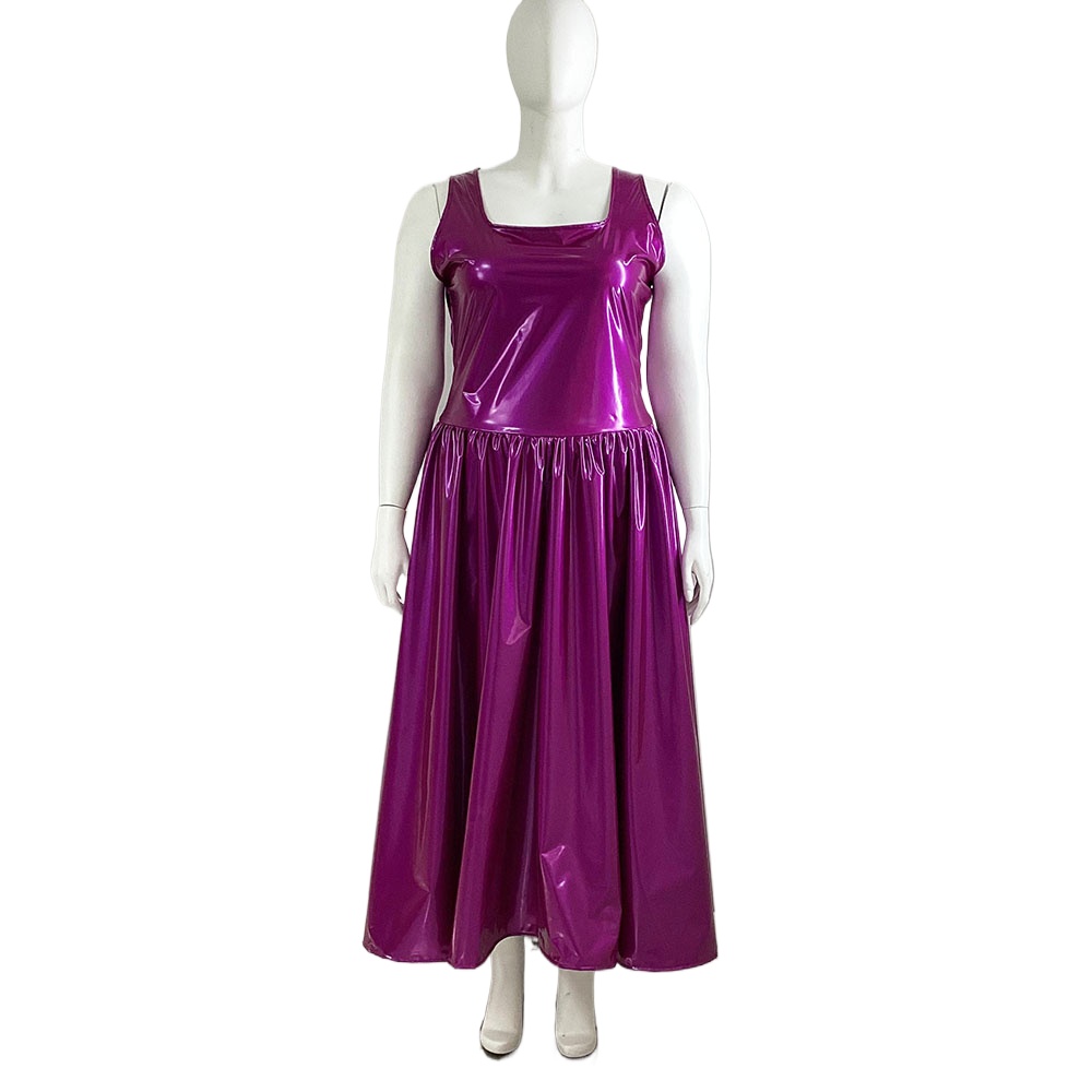 Women's PVC Tank Dress, Sleeve - Queen Street Fashion ulasan dan harga