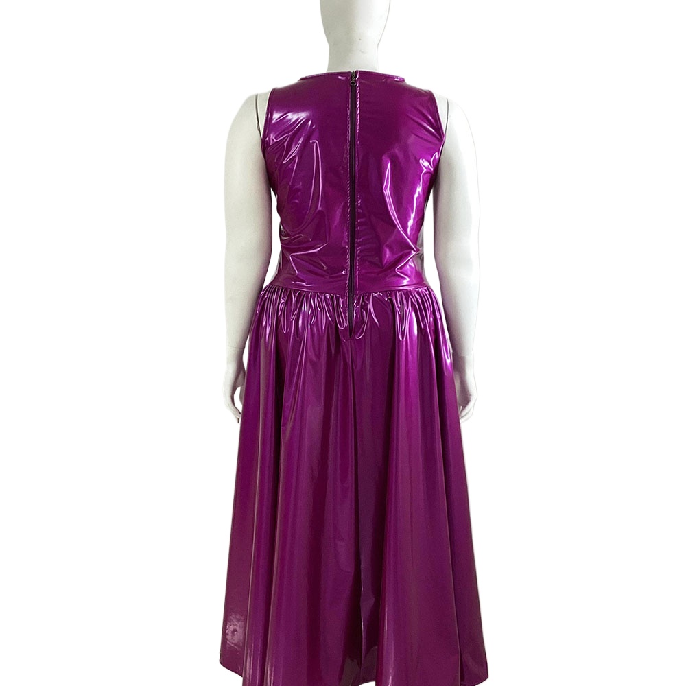 Women's PVC Tank Dress, Sleeve - Queen Street Fashion ulasan dan harga