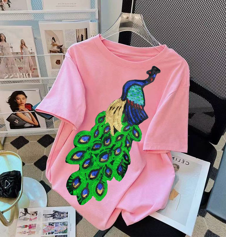 Korean Fashion Pink Embroidery - Korean Street Fashion Female ulasan dan harga