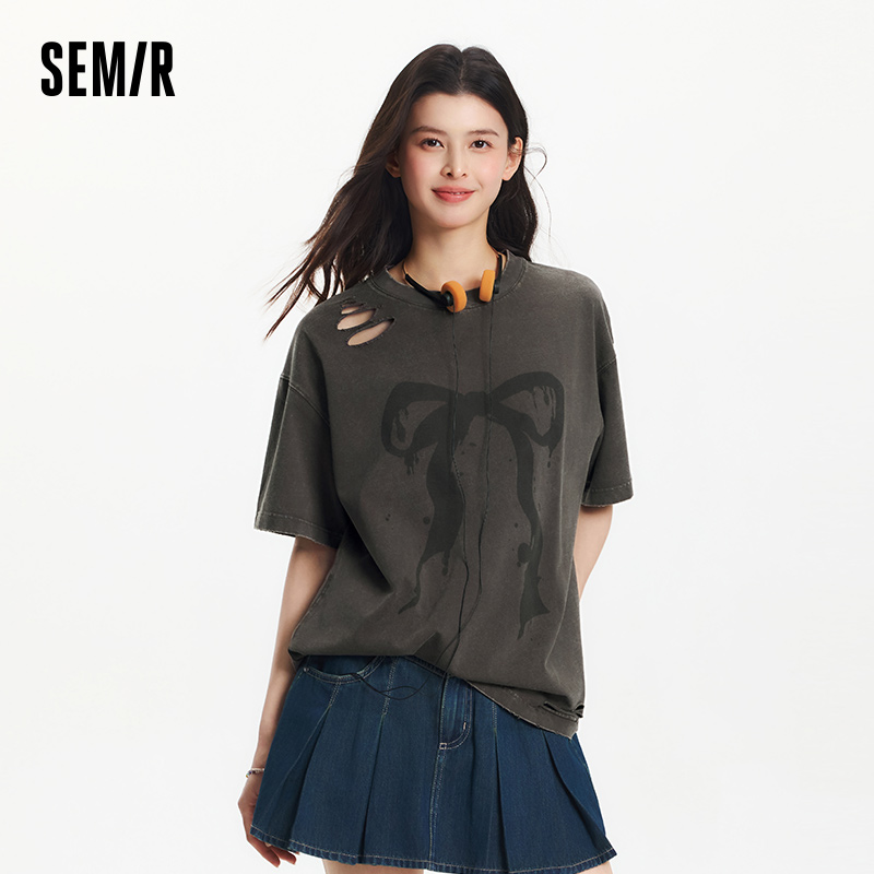 Semir Vintage Oversized Cotton - Longline Tee Oversized ulasan dan harga