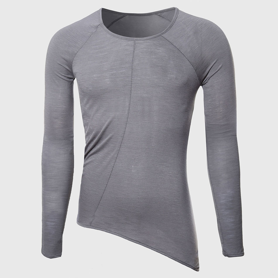 Men Cool Longline T Shirts Cut - Longline Tee Oversized ulasan dan harga
