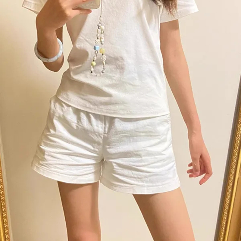 High Waist Cotton Shorts Women - Korean Street Fashion Female ulasan dan harga