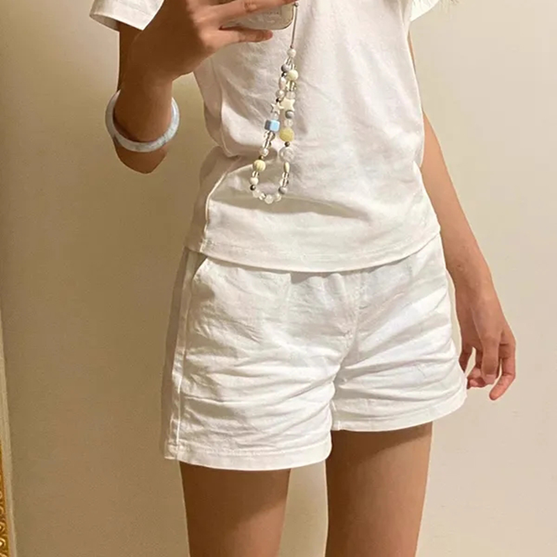 High Waist Cotton Shorts Women - Korean Street Fashion Female ulasan dan harga