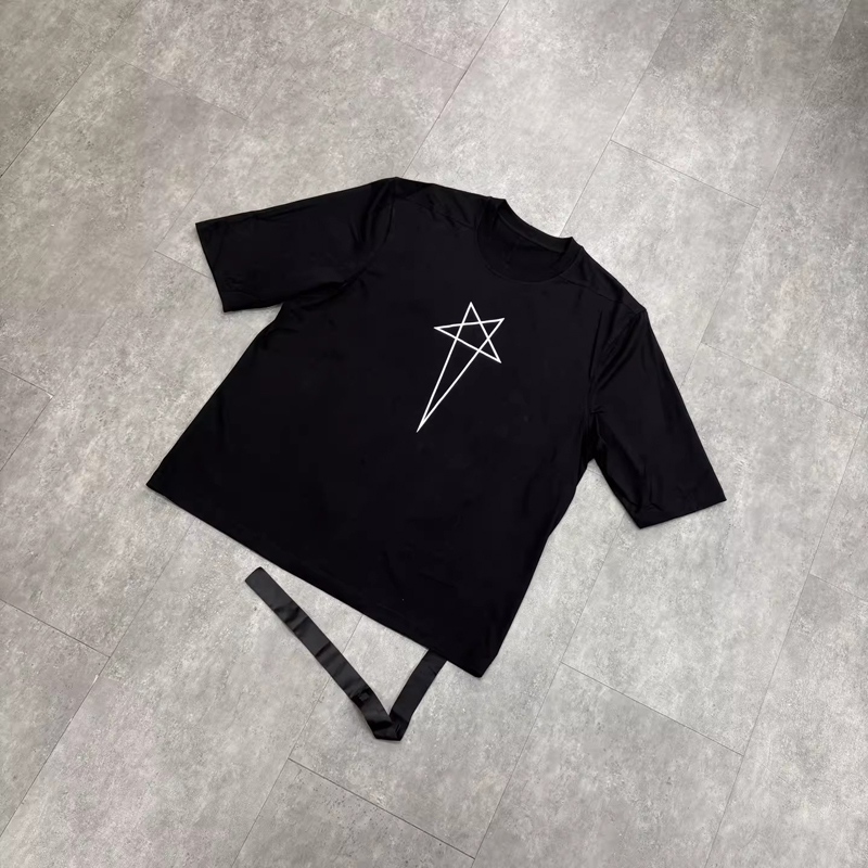 Oversized Black RO Style White - Longline Tee Oversized ulasan dan harga