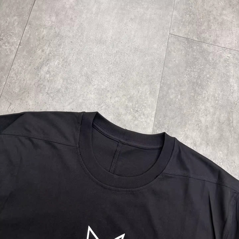 Oversized Black RO Style White - Longline Tee Oversized ulasan dan harga