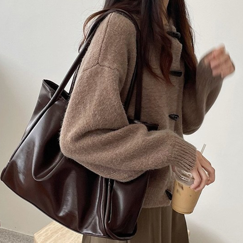 2026 Women New Vintage Shoulde - Korean Street Fashion Female ulasan dan harga