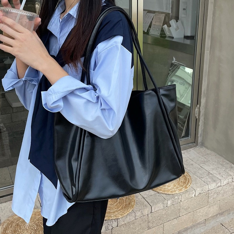 2026 Women New Vintage Shoulde - Korean Street Fashion Female ulasan dan harga