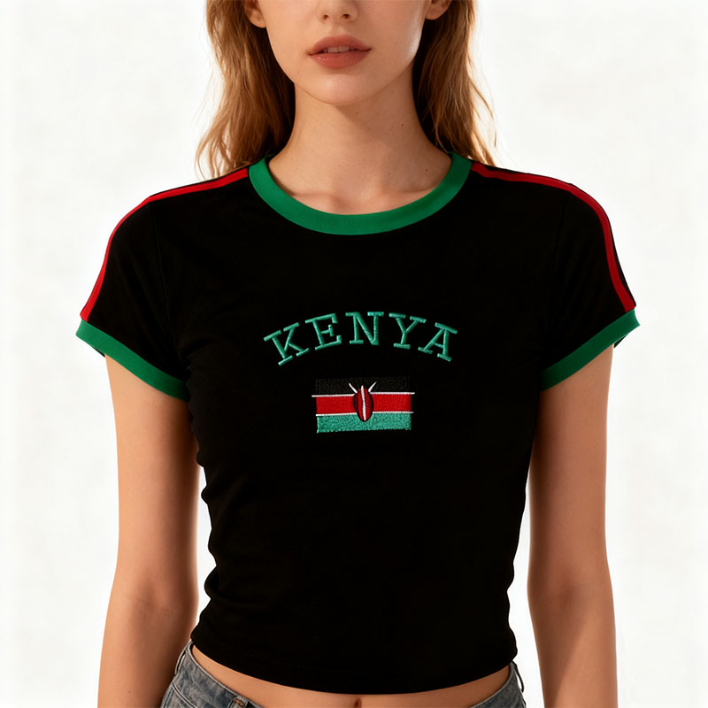 Kenya Printed Crop Top Y2K Sex - Street Fashion Kenya ulasan dan harga