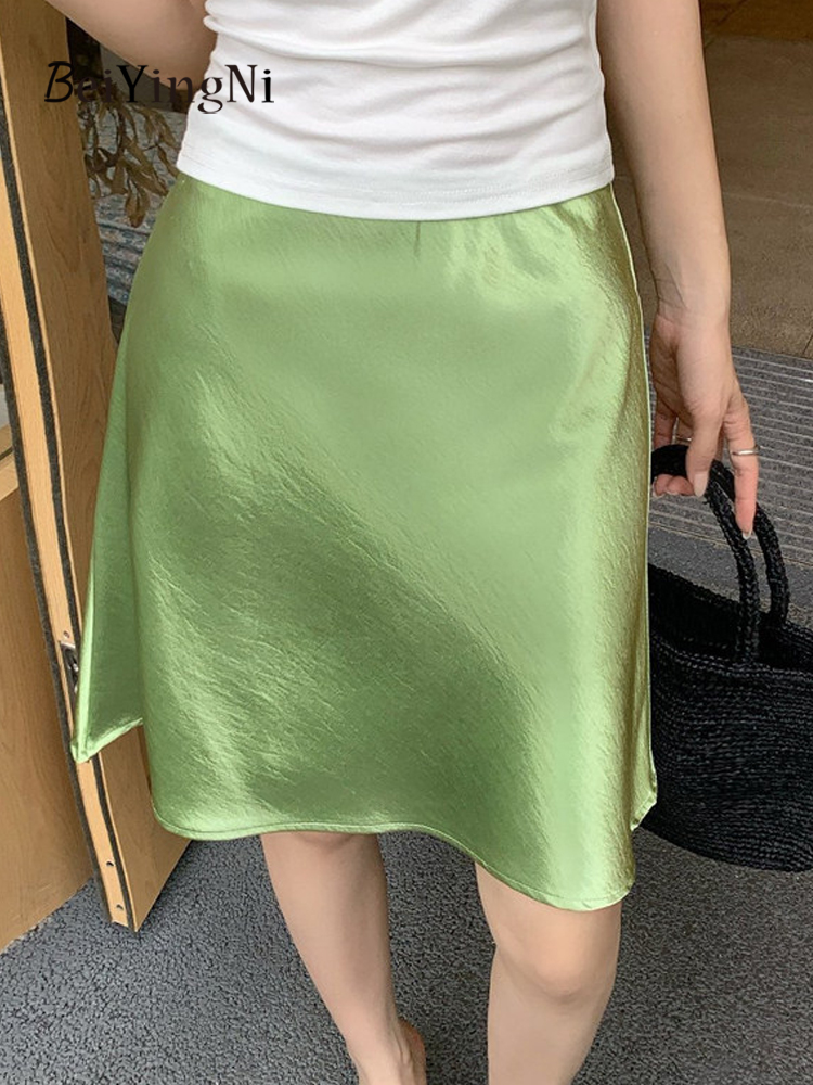 Beiyingni Luxury Satin Short S - Korean Street Fashion Female ulasan dan harga