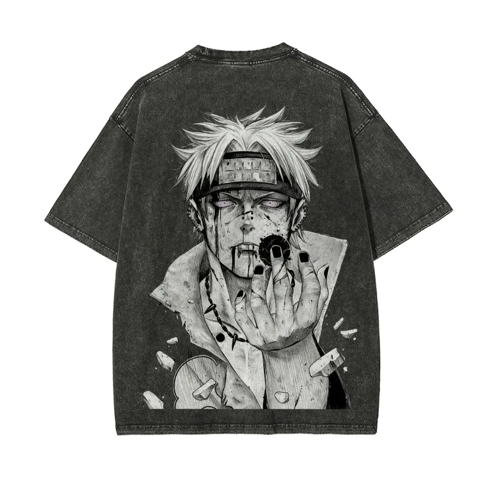 Naruto Pain T Shirt Rinnegan A - Street Fashion Magazine ulasan dan harga