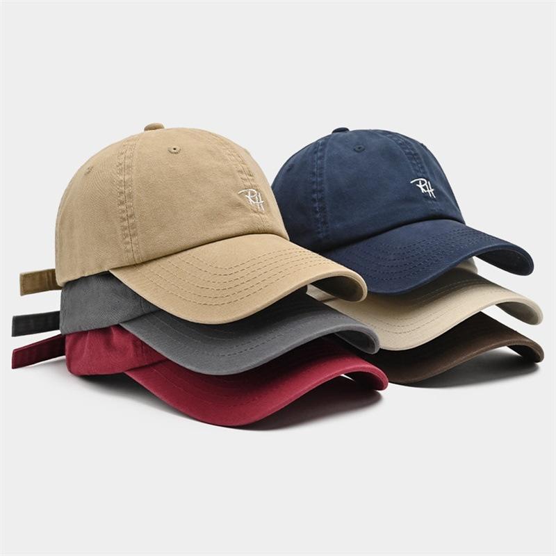 RH Letter Embroidery Baseball  - Street Fashion Hats ulasan dan harga