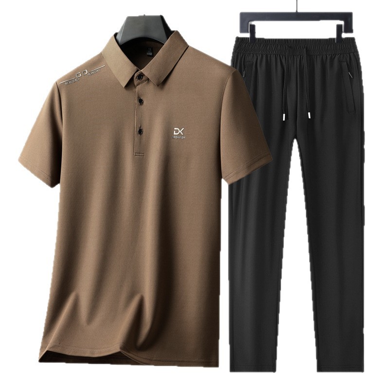 Men's Casual 2-Piece Sportswea - Street Fashion Clothes ulasan dan harga