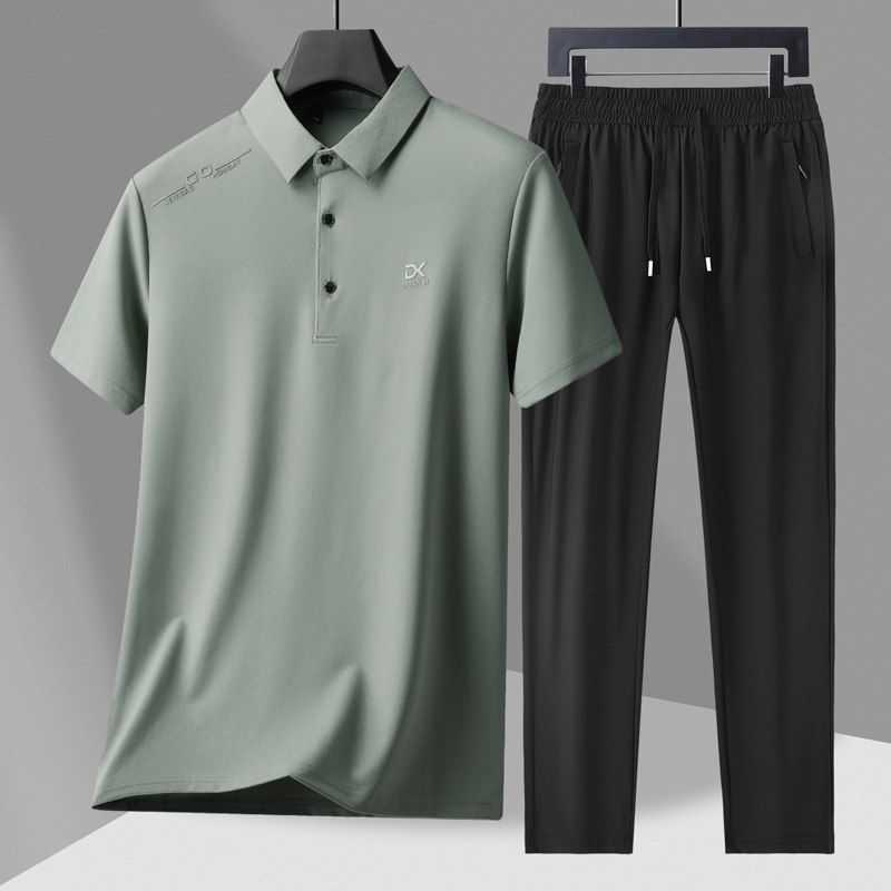 Men's Casual 2-Piece Sportswea - Street Fashion Clothes ulasan dan harga