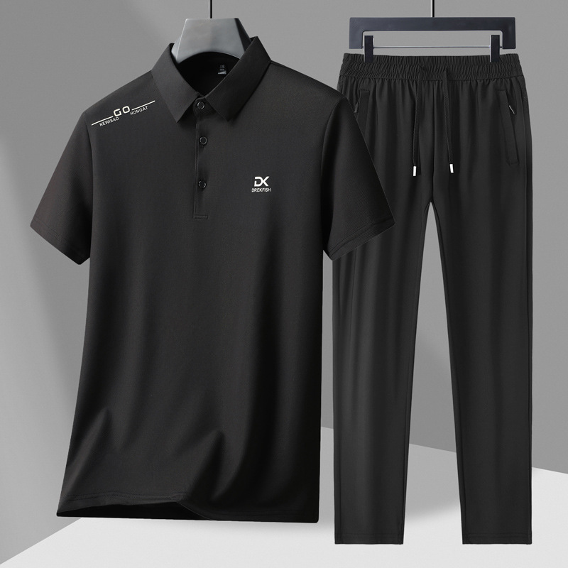 Men's Casual 2-Piece Sportswea - Street Fashion Clothes ulasan dan harga