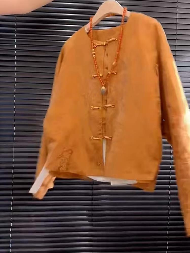 New High-End Satin Orange Flor - Street Fashion In Chinese ulasan dan harga
