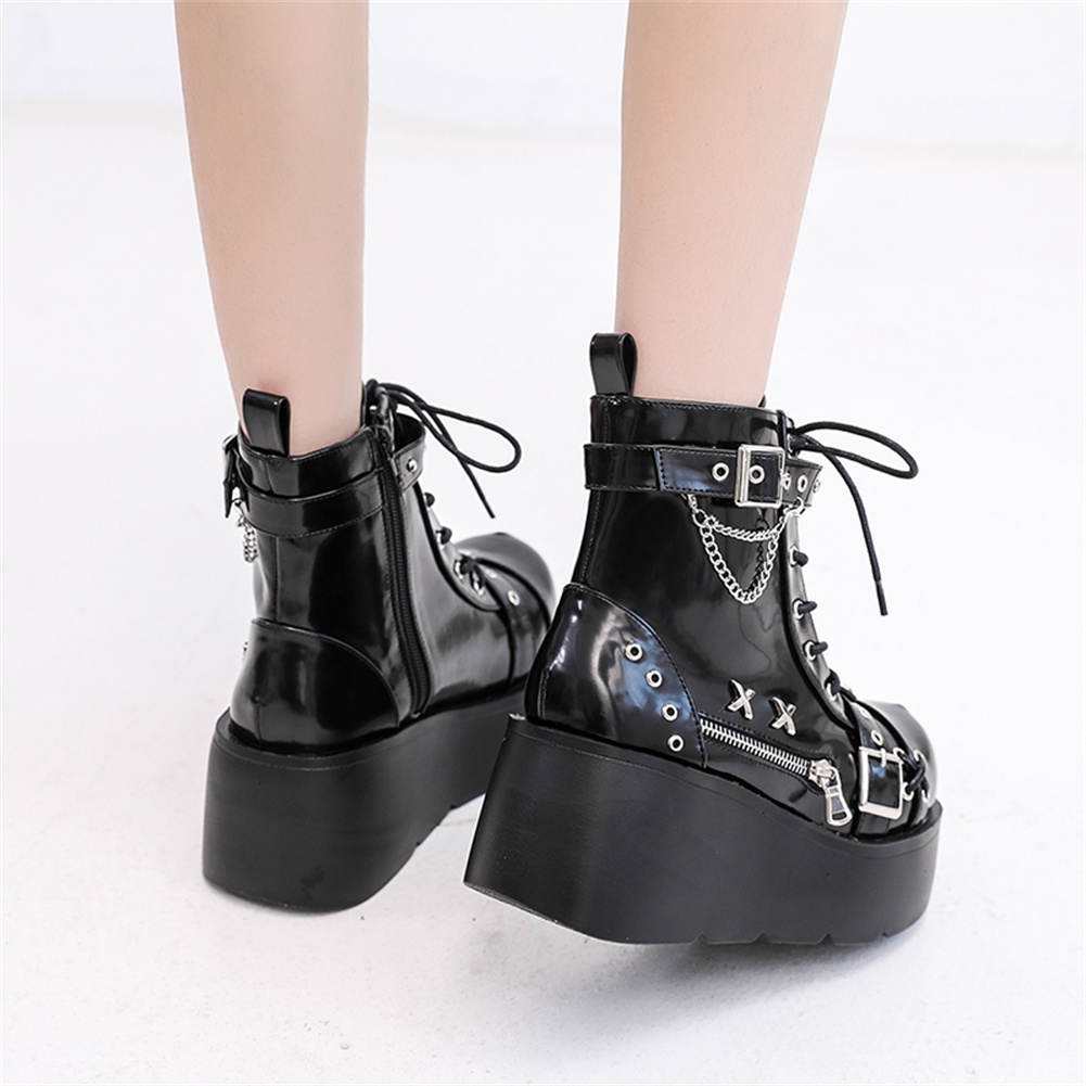 Brand New Ladies Goth Platform - Street Fashion Girl ulasan dan harga