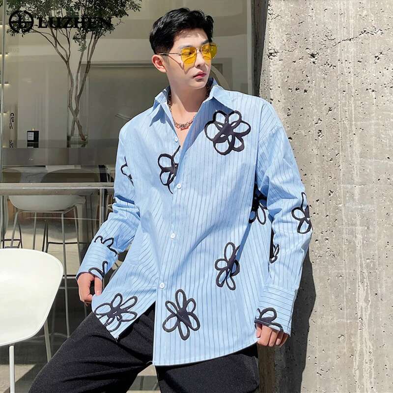 LUZHEN Trendy Original Printed - Street Fashion Reviews ulasan dan harga